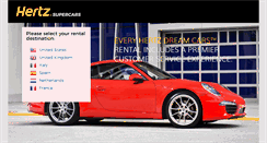 Desktop Screenshot of hertzsupercars.com