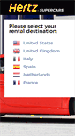 Mobile Screenshot of hertzsupercars.com